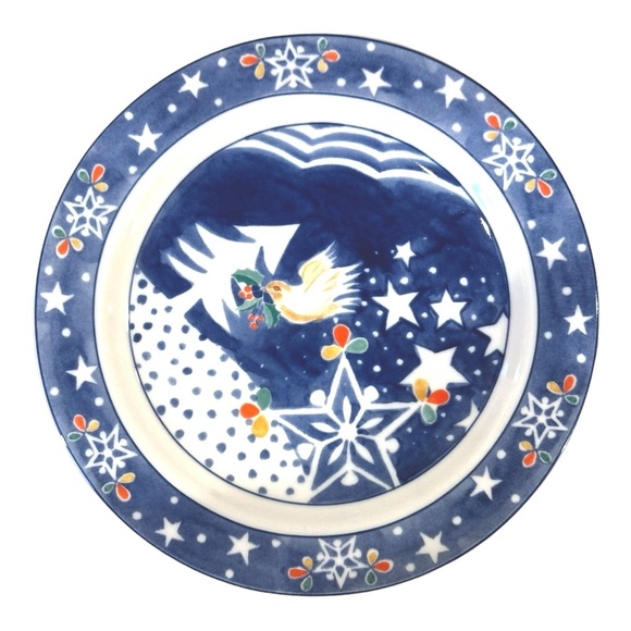 Noritake Epoch Mr. Snowman Collection Set of 4  Snowman salad plates - Picture 11 of 14